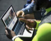 People watching tennis video clip on digital device